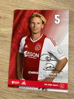 Ajax Spelerskaart Christian Poulsen 2012/2013, Ophalen of Verzenden, Zo goed als nieuw, Ajax, Spelerskaart