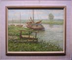 Leonard Pieter Versteeg.1901-1993.Overhaal aan de Eem., Ophalen