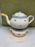 Theepot met theelichthouder Zeller (251121), Ophalen of Verzenden, Gebruikt, Overige stijlen, Overige typen