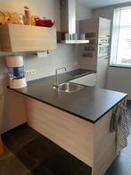 Complete L-vormige keuken met indcuctie kookplaat, Ophalen, Gebruikt, Overige kleuren, Hoekkeuken