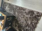 Hoogpolig kleed bruin/grijs, Huis en Inrichting, Gebruikt, Bruin, Ophalen of Verzenden, 150 tot 200 cm
