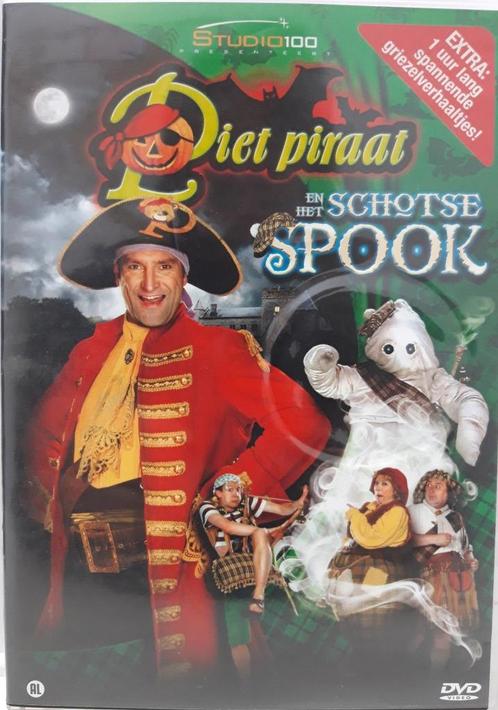 Piet piraat en het schotse spook, Cd's en Dvd's, Dvd's | Kinderen en Jeugd, Avontuur, Alle leeftijden, Ophalen of Verzenden