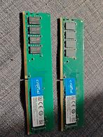 2x 8gb ddr4 geheugen, Computers en Software, RAM geheugen, DDR4, Ophalen of Verzenden, Zo goed als nieuw, Desktop