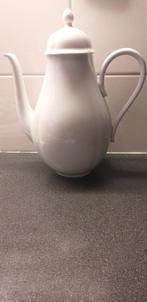 Mooie gave theepot,wit, Ophalen of Verzenden