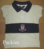 Ralph Lauren polo off-white/navy maat 110 *NIEUW* (8845) a, Kinderen en Baby's, Kinderkleding | Maat 110, Meisje, Nieuw, Ophalen of Verzenden