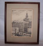 Litho Rotterdam-John de Jongh '83. Met certificaat. 19x23cm., Antiek en Kunst, Ophalen of Verzenden