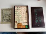 Vintage Mahjong Spel Been Bamboe majong, Drie of vier spelers, Ophalen of Verzenden, Zo goed als nieuw