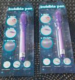 Onzichtbare Inkt Pen met UV Licht, Ophalen of Verzenden, Nieuw, Potlood of Stift