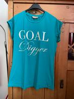 Nieuw josh V shirt top turquoise groen goud goal digger 38 M, Maat 38/40 (M), Nieuw, Ophalen of Verzenden, Korte mouw