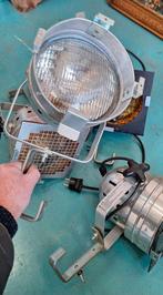 Industriële theaterspot, lamp, lampen, spots., Gebruikt, Vintage industrieel en stoer wonen, Metaal of Aluminium, .