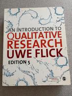 Qualitative Research - Uwe Flick, 5th Edition, Boeken, Studieboeken en Cursussen, Ophalen of Verzenden, Zo goed als nieuw, Niet van toepassing