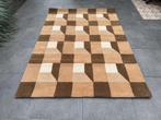 vloerkleed Harlequin Blocks 100% wol 170 cm x 240 cm, 150 tot 200 cm, Info@brinkandcampman.com, Ophalen of Verzenden, Brink en Campman