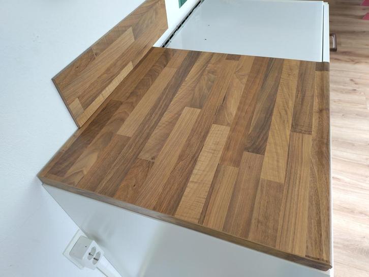 Keukenblad met Achterwand, Huis en Inrichting, Keuken | Keukenelementen, Zo goed als nieuw, Minder dan 100 cm, 50 tot 100 cm, 50 tot 75 cm