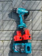 Makita boormachine +2 accu, Doe-het-zelf en Verbouw, Gereedschap | Boormachines, Ophalen of Verzenden, Zo goed als nieuw, Boormachine