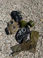 3 gasmaskers & kleding, Verzenden, Landmacht, Nederland, Kleding of Schoenen