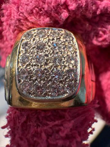 Rolex ring 18k 750 goud 0,5ct VS1 briljantjes diamanten kt beschikbaar voor biedingen