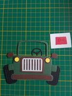 D4 stansjes groene jeep, Ophalen of Verzenden, Nieuw, Overige thema's, Overige typen