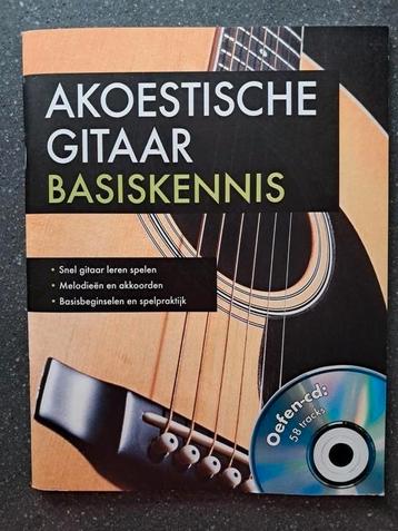 Akoestische gitaar basiskennis oefenboek  beschikbaar voor biedingen