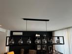 Hanglamp 7-lichts zwart metaal, Huis en Inrichting, Lampen | Hanglampen, Ophalen, Zo goed als nieuw, Metaal, Minder dan 50 cm