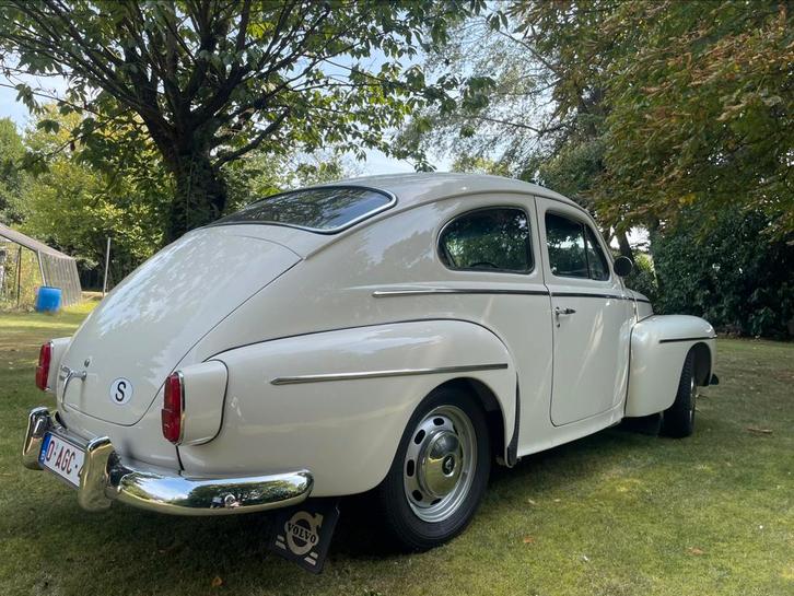 Volvo PV544, Auto's, Oldtimers, Particulier, Volvo, Benzine, Handgeschakeld, Wit, Leder en Stof, Achterwielaandrijving, Ophalen