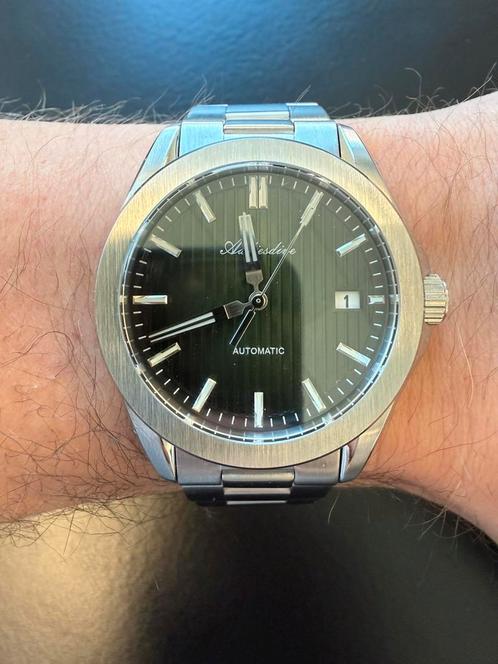 Prachtig Addiesdive horloge | 38 mm | Automaat, Sieraden, Tassen en Uiterlijk, Horloges | Heren, Nieuw, Overige merken, Staal