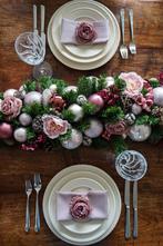 Guirlande roze 100cm | WinterWonderDecor, Huis en Inrichting, Woonaccessoires | Kransen, Ophalen of Verzenden, Nieuw