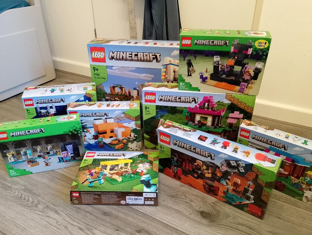 Grote collectie lego minecraft (sets ook apart te koop), Ophalen of Verzenden, Zo goed als nieuw, Complete set, Lego