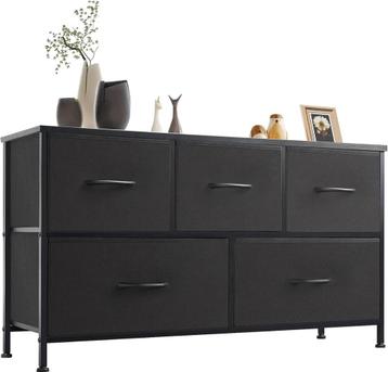 Ladekast voor slaapkamer met 5 stoffen laden NIEUW IN DOOS ! beschikbaar voor biedingen