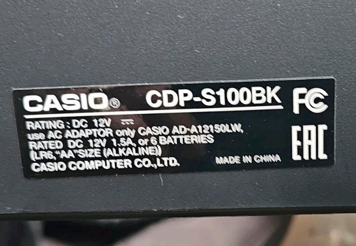 Casio CDP-S100 keyboard, Muziek en Instrumenten, Keyboards, Zo goed als nieuw, 88 toetsen, Casio, Ophalen