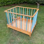 Vintage Houten Box, Kinderen en Baby's, Boxen, Ophalen, Gebruikt, Vierkant