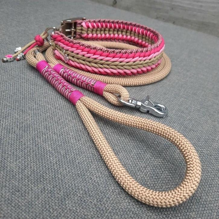 Halsbanden en uitlaatlijnen van paracord en ppm, Dieren en Toebehoren, Hondenhalsbanden en Penningen, Ophalen of Verzenden