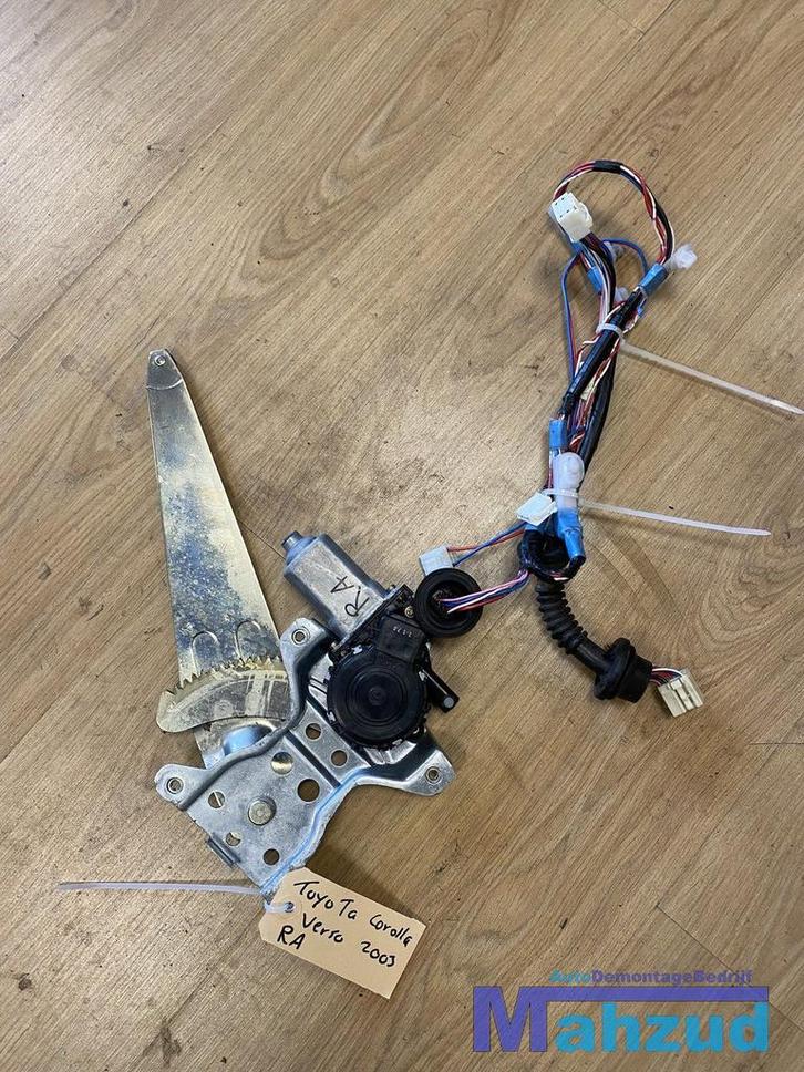 TOYOTA COROLLA VERSO Rechts achter Raammechaniek 2001-2007, Auto-onderdelen, Ruiten en Toebehoren, Toyota, Gebruikt, Ophalen of Verzenden