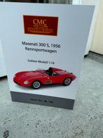 1:18 Maserati 300 S Rennsportwagen rood 1956 CMC M-105, Overige merken, Auto, Ophalen of Verzenden, Zo goed als nieuw