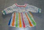 Handgehaakt babyjurkje, Kinderen en Baby's, Babykleding | Maat 62, Ophalen of Verzenden, Nieuw, Meisje, Jurkje of Rokje