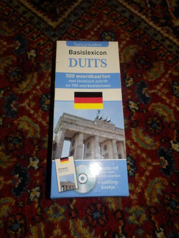 Basislexicon Duits 500 Woordkaarten met fonetisch schrift., Boeken, Taal | Duits, Zo goed als nieuw, Non-fictie, Ophalen of Verzenden