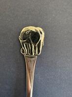 Verzilverd lepeltje olifant WWF gemerkt, Antiek en Kunst, Ophalen of Verzenden