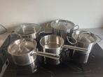 Pannenset Sola & Greenpan - Inductie Geschikt, Huis en Inrichting, Keuken | Potten en Pannen, Gebruikt, Inductieplaat, Pannenset