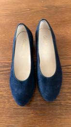 Suede Gabor pumps/ballerina’s. Donkerblauw suede., Pumps, Blauw, Gabor, Nieuw