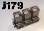 3 stuks Schrack relais 3X wisselcontact 10 Ampere 24 Volt DC, Gebruikt, Ophalen of Verzenden