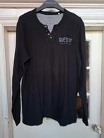 Guess shirt lange mouwen - Maat L - Zwart, Maat 52/54 (L), Zwart, Ophalen of Verzenden, Zo goed als nieuw