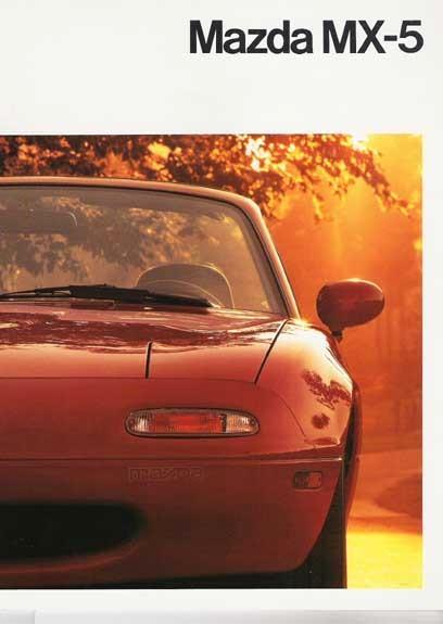 Mazda MX5  NA roadster folders, Boeken, Auto's | Folders en Tijdschriften, Zo goed als nieuw, Mazda, Ophalen of Verzenden