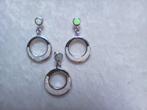 Mooie Zilveren Set met Opaal - Hanger en Oorstekers, Sieraden, Tassen en Uiterlijk, Antieke sieraden, Verzenden, Zilver, Oorbellen