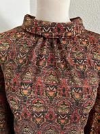 King Louie maat XL retro glitter top trui 2452, King louie, Bruin, Maat 46/48 (XL) of groter, Ophalen of Verzenden