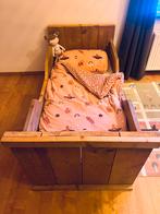 Steigerhouten kinderbed (peuterbed), Kinderen en Baby's, Kinderkamer | Bedden, Ophalen, Gebruikt, 70 tot 85 cm, 140 tot 160 cm