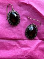 Ovalen oorhangers, Overige materialen, Hangers, Bruin, Nieuw