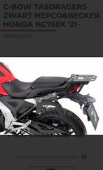 C-BOW TASDRAGERS ZWART HEPCO&BECKER HONDA NC750X '21-, Ophalen of Verzenden, Gebruikt