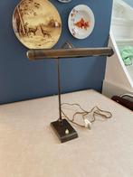 Vintage oude messing Pianolamp, bureaulamp of Tafellamp, Ophalen of Verzenden