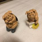 Varkens beeldjes - Dipinto a mano, Ophalen of Verzenden, Zo goed als nieuw, Dier