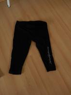 Zwarte korte legging met bling maat L, Kleding | Dames, Leggings, Maillots en Panty's, Ophalen, Zo goed als nieuw, Zwart, Legging