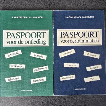 Paspoort voor de grammatica & Paspoort voor ontleding beschikbaar voor biedingen